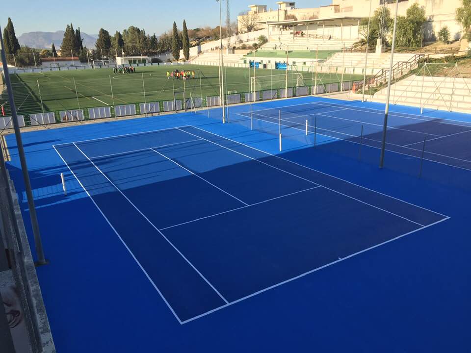 Instalaciones de pista de tenis MH Sport